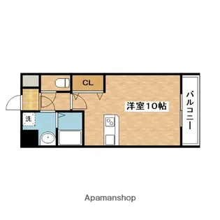 CITY SPIRE上新庄【8階】の間取り