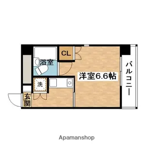 日の出プラザⅠ号館【4階】の間取り
