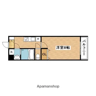 コンセルト片山【4階】の間取り