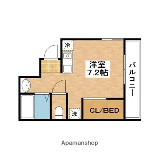 フェリスタ正雀【3階】の間取り