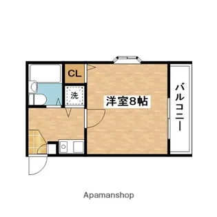 ホワイトハイツ寿町【1階】の間取り