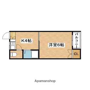 グリーミイ南紀【2階】の間取り
