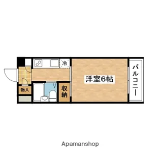 コーポスクエア24【2階】の間取り