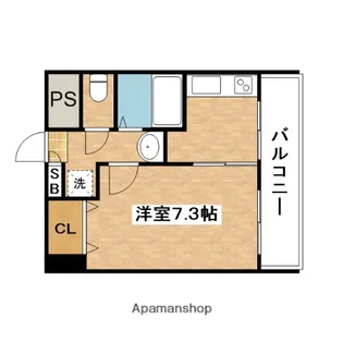 アライブ千里丘【4階】の間取り