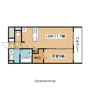 グランディールブライトⅡ【2階】の間取り