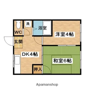 オプス正雀【2階】の間取り