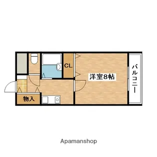 第2メゾンドオクノ【5階】の間取り