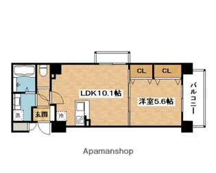 ノルデンハイム江坂Ⅱ【12階】の間取り