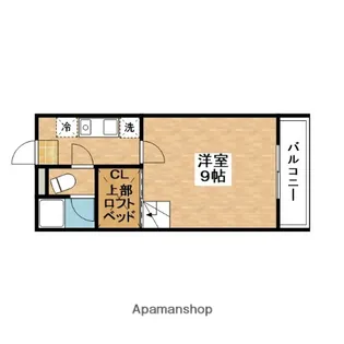 スプリングマンション【1階】の間取り