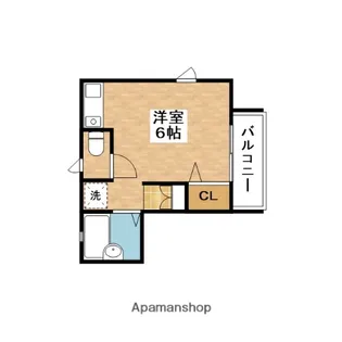 プリュムエトワール【2階】の間取り