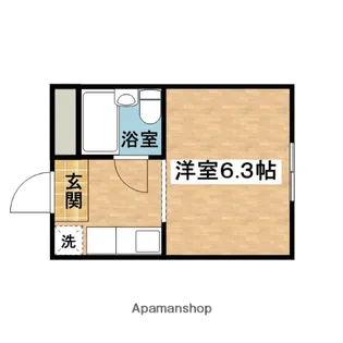 ハイム高城【3階】の間取り