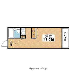セリバテール山田南【2階】の間取り