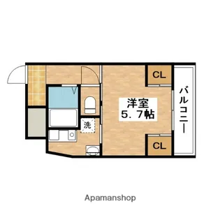 ルミナス岸部【3階】の間取り