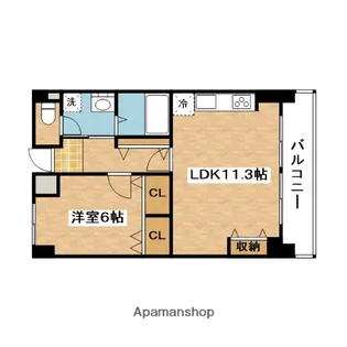 ハイムボナール【3階】の間取り