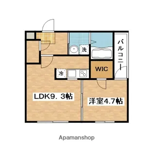 フジパレス内本町Ⅱ番館【2階】の間取り