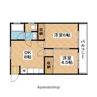 コージーコート千里丘【2階】の間取り