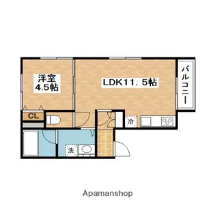 MIOR【1階】の間取り