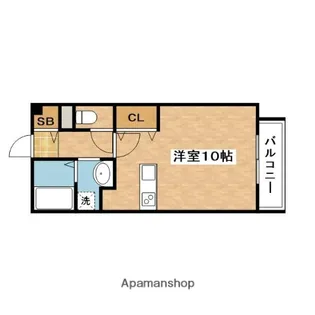 サンハイツ一番館【2階】の間取り