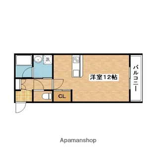 オフタイム藤が丘【1階】の間取り