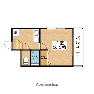 ナンノ第15号館【3階】の間取り