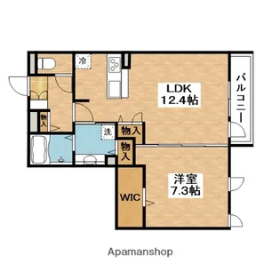 ペリドット【3階】の間取り