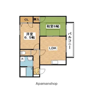 アピオ千里【2階】の間取り