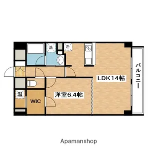 フェニックス穂波【6階】の間取り