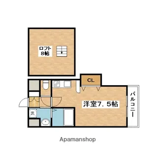 大阪府吹田市昭和町【マンション】の間取り