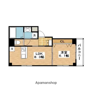 Casa Laurora【1階】の間取り