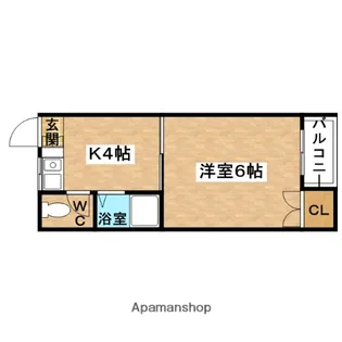 グリーミー南紀【2階】の間取り