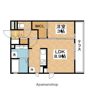 ハイデンス吹田【2階】の間取り