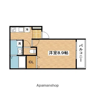 フジパレス吹田東Ⅱ番館【3階】の間取り