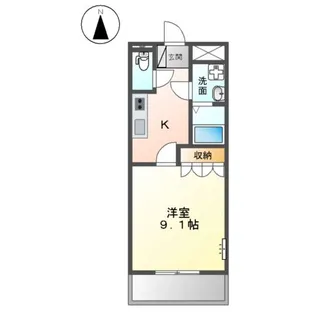 ヴェルジェ【2階】の間取り