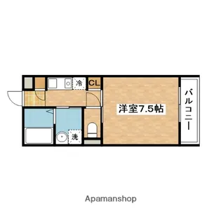ロイヤルコート千里山【3階】の間取り
