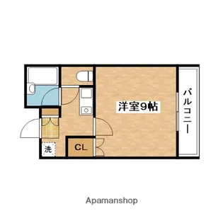 アルカサール千里山【1階】の間取り