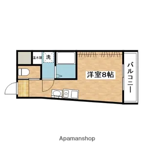 ヴィラほった【1階】の間取り