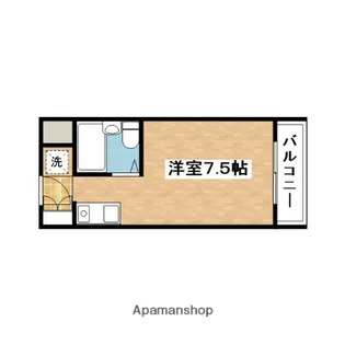 ヴィラほった【2階】の間取り