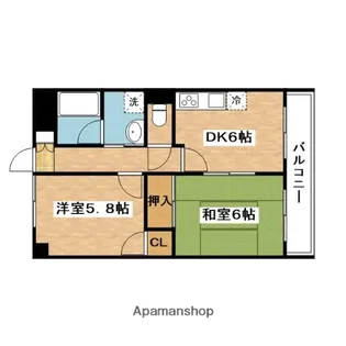 ピュアプレイス【2階】の間取り