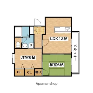 カラスキ館【1階】の間取り