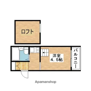 プリシア千里丘【3階】の間取り