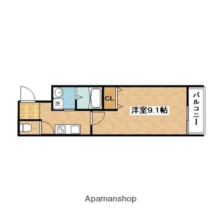 フジパレス千里丘【1階】の間取り
