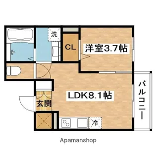 GRANDIR吹田【1階】の間取り
