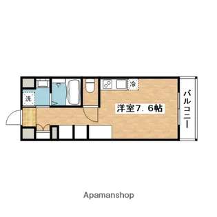 タトゥイーン千里山【4階】の間取り