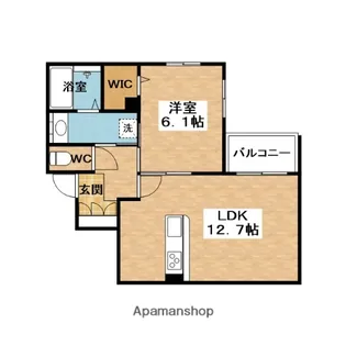 SOPHIA COURT桜町【2階】の間取り
