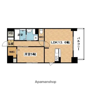 エターナ千里丘【10階】の間取り
