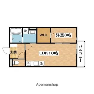 アースフィールドⅡ【1階】の間取り