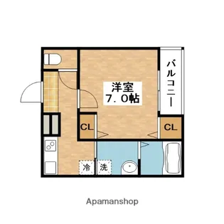 フジパレス垂水町3番館【2階】の間取り