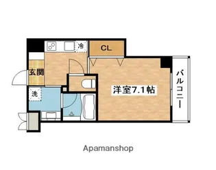 カーサ・ロイヤル吹田内本町【6階】の間取り