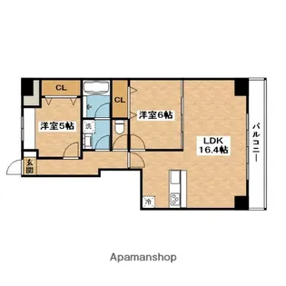 MS.HILLS千里丘NORTH【5階】の間取り