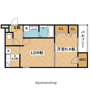 SMILE GARDEN Ⅰ【2階】の間取り